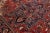 Red Antique Persian Heriz Handmade Red Wool Rug With Medallion Motif For Sale - Image 8 of 11