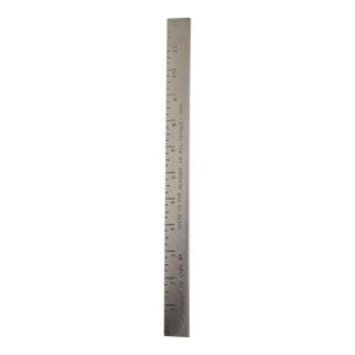 Stainless Ruler With a Quote by Horace, the Roman Poet For Sale