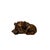 3" Artistic Brown Wood Carved Elephant Fengshui Miniature Figure For Sale - Image 4 of 7