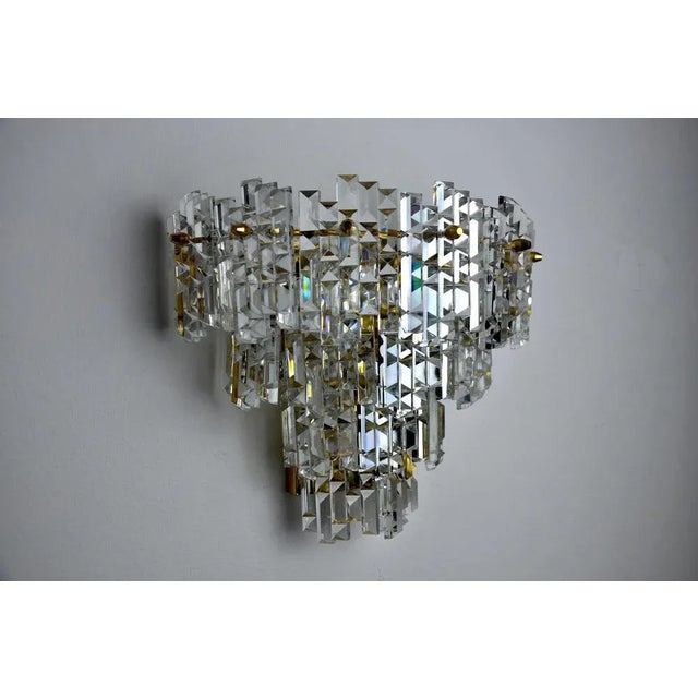 1970s 3-Tier Sconce from Kinkeldey, Germany, 1970s For Sale - Image 5 of 9