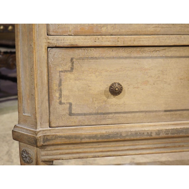 Pair of Hand Painted Neoclassical Style Commodes From Southern Germany For Sale - Image 16 of 18