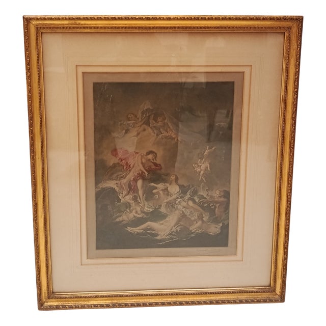 Ernest Slamp, The Sunset, 1890s, Ink on Paper For Sale