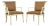 Century Postmodern Faux Painted Custom Upholstered Armchairs - a Pair For Sale