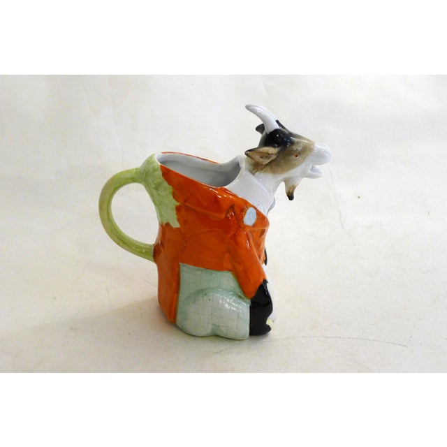 1920s Small Zoomorphic Goat Pitcher in Porcelain from Schafer & Vater, Germany, 1920s For Sale - Image 5 of 13