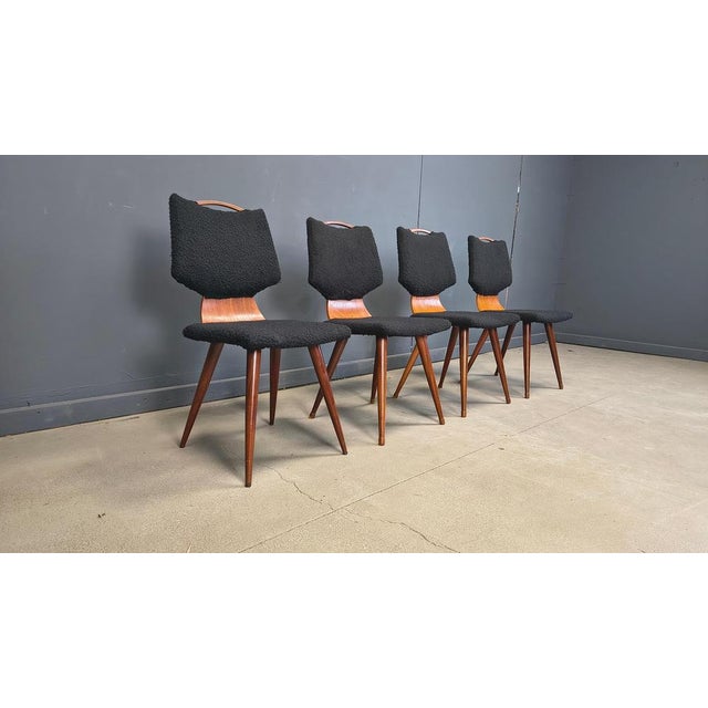 Mid-Century Scandinavian Dining Chairs, 1960s, Set of 4 For Sale - Image 10 of 14
