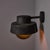 1970s Patinated Metal and Textured Amber Glass Outdoor Sconce Attributed to Hans Agne Jakobsson For Sale In Los Angeles - Image 6 of 17