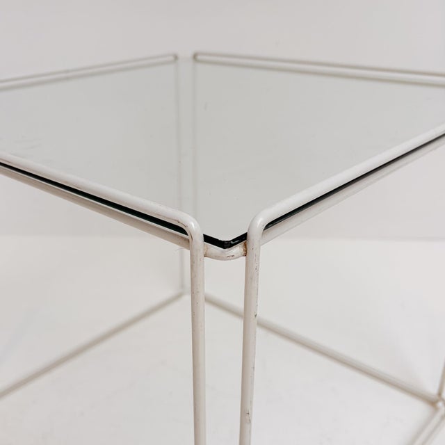 Isocele Side Table by Max Sauze for Atrow, 1970s, in Good conditions. Designed 1970 to 1979 I have official proof of...
