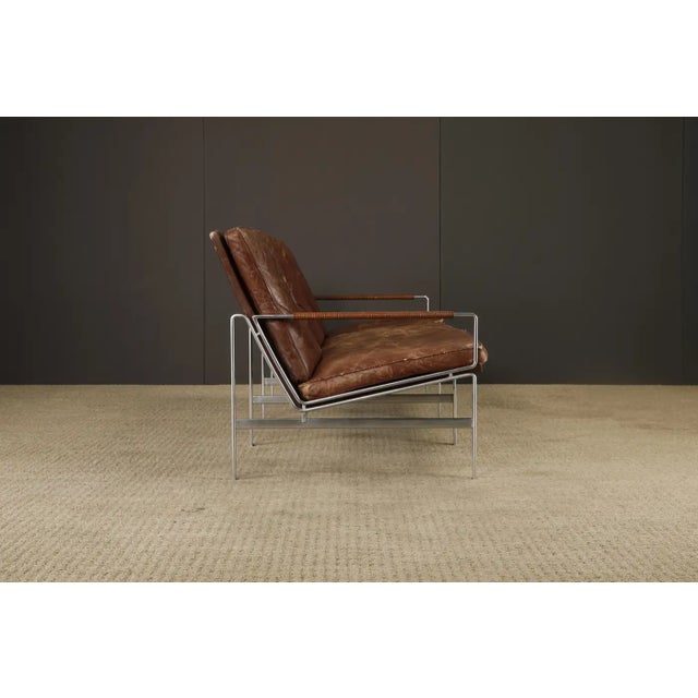 Jørgen Kastholm & Preben Fabricius Preben Fabricius & Jørgen Kastholm for Alfred Kill 'Fk-6720' Leather Sofa, 1960s For Sale - Image 4 of 18