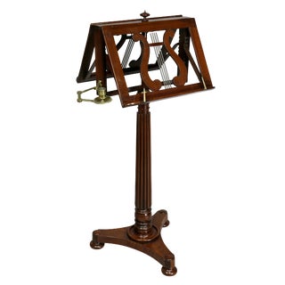 William IV Mahogany Duet Music Stand For Sale