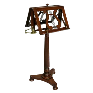 William IV Mahogany Duet Music Stand