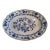 Early 20th Century Blue Onion Platter For Sale