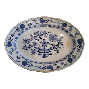 Early 20th Century Blue Onion Platter