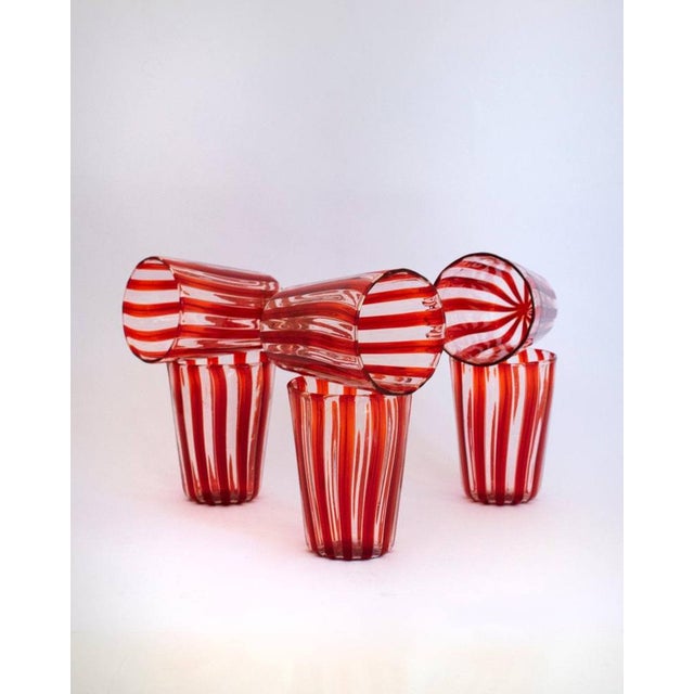 Italian Murano Glasses by Angelo Ballarin for Ribes Studio, 2004, Set of 6 For Sale - Image 14 of 18