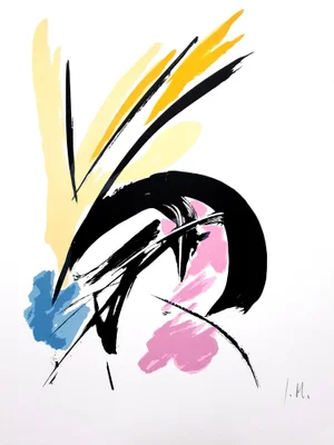 Jean Miotte - Constant Eye I - Original Signed Lithograph 1970s