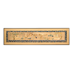 Chinese Lunar New Year Festival Silk Tapestry