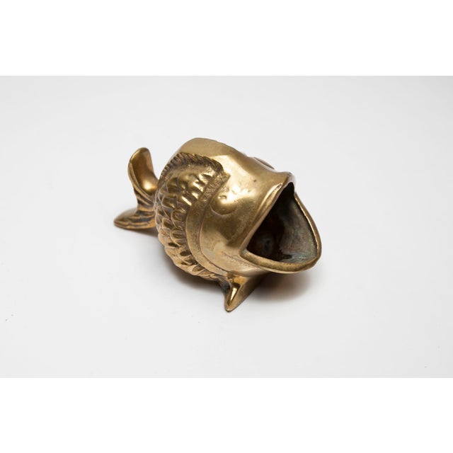 Fish Ashtray in Brass, 1950 For Sale - Image 11 of 15