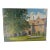 1930's Oil on Canvas Architectural Painting of Ward Manor at Bard College For Sale