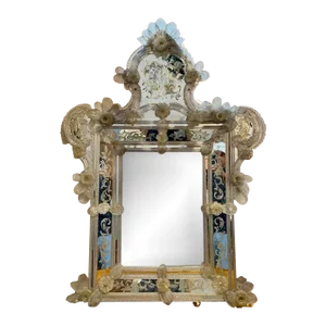 Venetian Etched Glass Mirror
