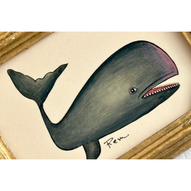 A quietly playful baby whale, brought to life with the sweetest, slightly mischievous expression. That tiny eye, the...
