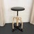 Art Deco Early 2oth Century Industrial Painted Steel Adjustable Apothecary Swivel Stool For Sale - Image 3 of 6