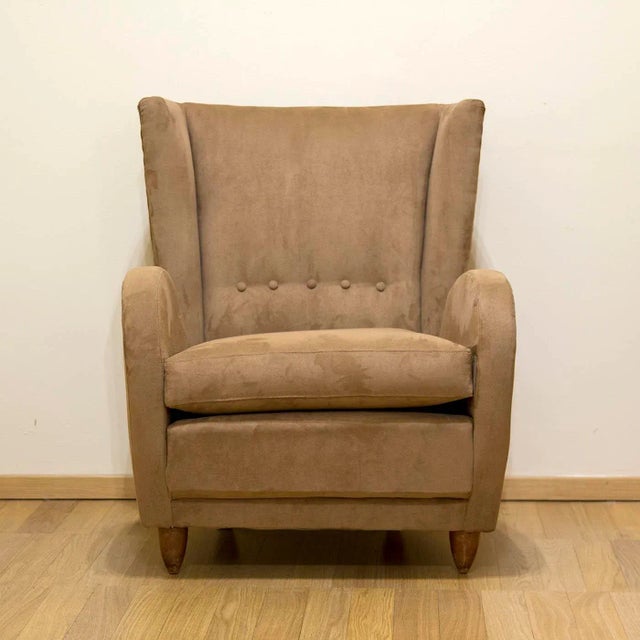 Wood Armchair by Paolo Buffa, 1950s For Sale - Image 7 of 12