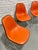 Set of 4 Mid Century Modern Charles & Ray Eames Herman Miller Padded Shell Chairs, Early 1950's Stacking Bases For Sale In New York - Image 6 of 15