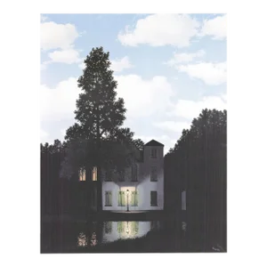 2014 Rene Magritte 'L'Empire des Lumieres' Surrealism Black Belgium Offset Lithograph