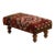 Mid-Century Kilim Ottoman With Oak & Hornbeam Frame For Sale