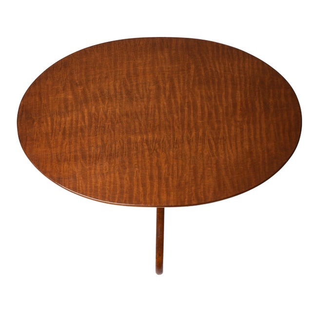 Early 19th Century American Cherry Hepplewhite Candle Stand, 1800 For Sale - Image 5 of 10