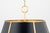 Transitional Hudson Valley Lighting Mark D. Sikes Cambridge 4-Light Chandelier, Aged Brass/Darkest Blue For Sale - Image 3 of 7