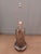 Mid-Century Modern Vaughan "Messina" Silvered Glass Table Lamp – Model tg0085.ni.us For Sale - Image 3 of 7