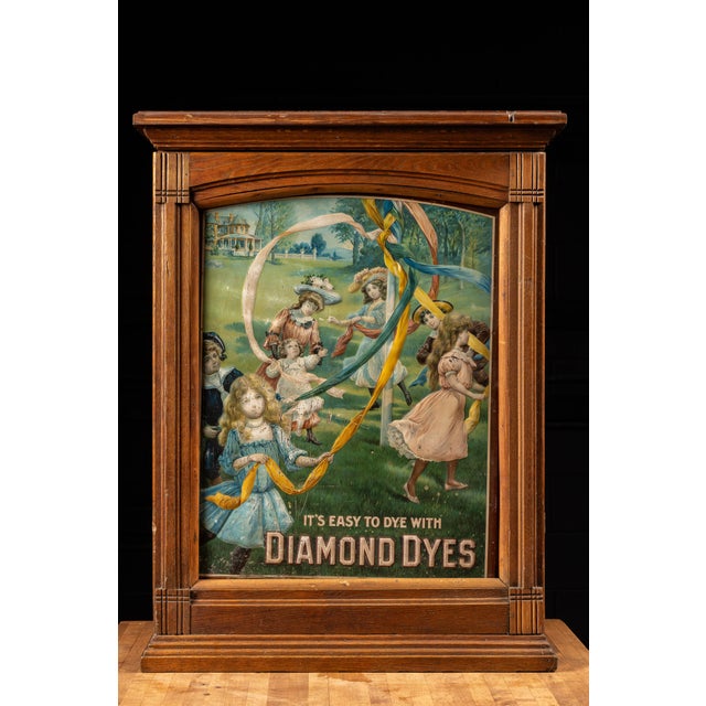 c. 1900s/1910s; Wells Richardson & Co. - Burlington, VT Antique dye countertop store display. This piece features an...