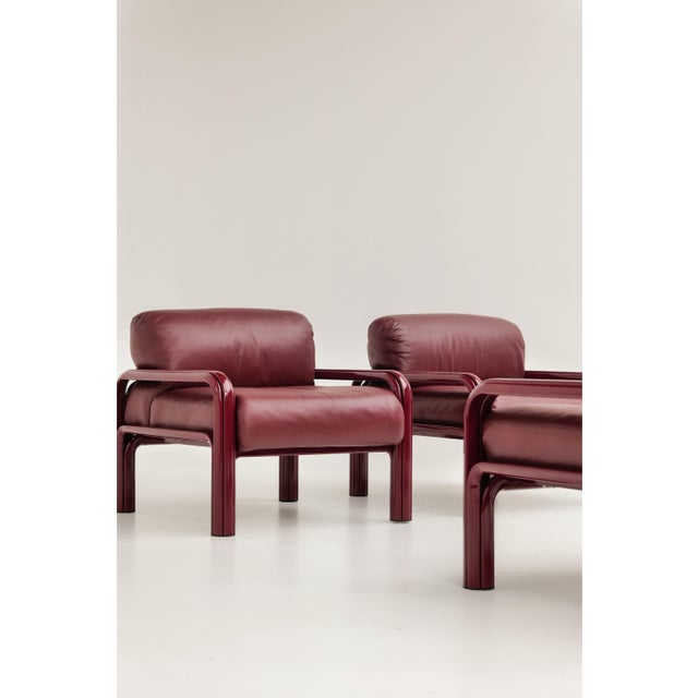 1970s Model 54 Lounge Chairs by Gae Aulenti for Knoll, 1970s, Set of 4 For Sale - Image 5 of 12