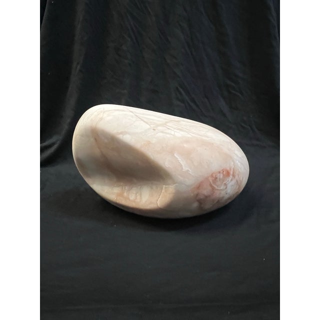 Late 20th Century Attributed to Marc Leblanc Monumental Alabaster Pebble Sculpture, Organic Modern For Sale In San Francisco - Image 6 of 12