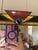 Vintage Art Deco Stained Glass Tiffany Inspired Mirror. Excellent vintage condition. Super thin and delicate. Erected in...