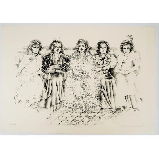 1986 Ann Chernow Ten Cents a Dance Lithograph For Sale - Image 4 of 4