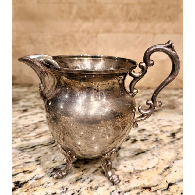 1960s Vintage English Silver Mfg. Corp. Silver on Copper Tea & Coffee Service, Set of 5 For Sale - Image 5 of 10