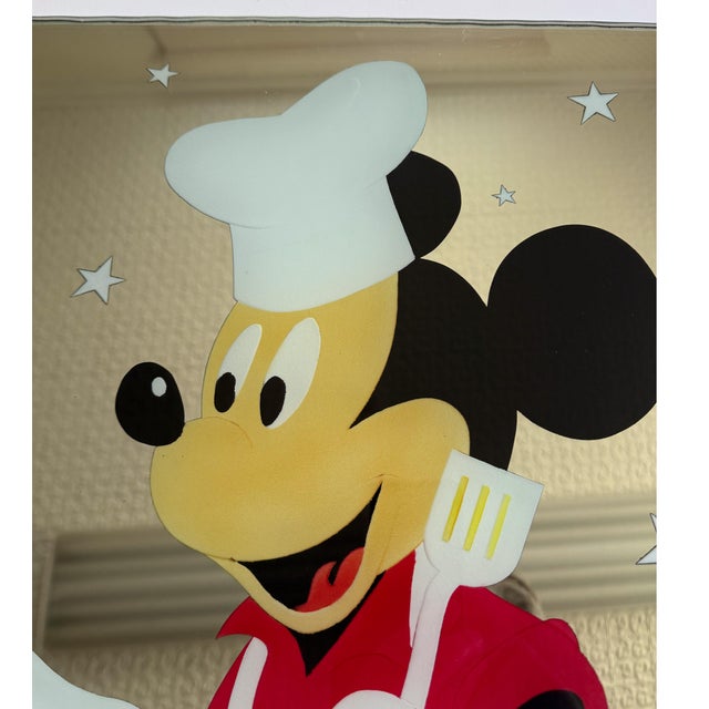 Custom Design Minnie Mouse and Mickey Mouse Carved Painted Ceiling or Window Panel For Sale In Portland, ME - Image 6 of 14