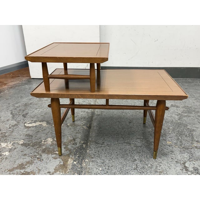 Two-Tier Side Table, Mid 20th Century. For Sale In San Francisco - Image 6 of 12
