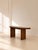 Oval Console Table in Walnut, 1980s For Sale - Image 4 of 5