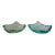 Erwin Burger Fontana Arte Glass Dishes - a Pair For Sale