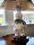 Elaborate Porcelain Lamp From Italy For Sale - Image 4 of 5