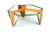 Italian Glass and Wood Tavolino Venice Ruche Coffee Table from VGnewtrend For Sale - Image 4 of 4