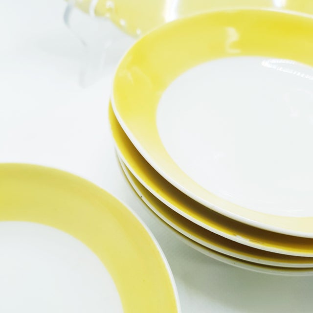 French Porcelain Fruit Compote Service by Haviland, 1950s, Set of 7 For Sale - Image 6 of 15