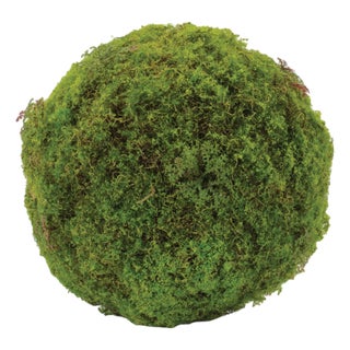 Faux Moss Orb (Set of 2) For Sale