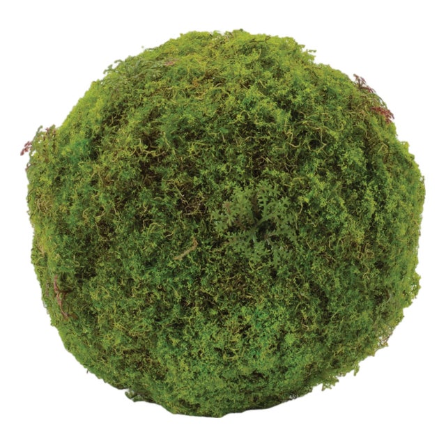 Faux Moss Orb (Set of 2) For Sale