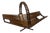 Mid-Century Modern Bamboo Catchall Basket, 1970s For Sale