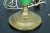 Mid 20th Century Art Deco Artistic Brass & Bronze Works Nyc Metal Budoir Lamp Uplight For Sale - Image 9 of 12