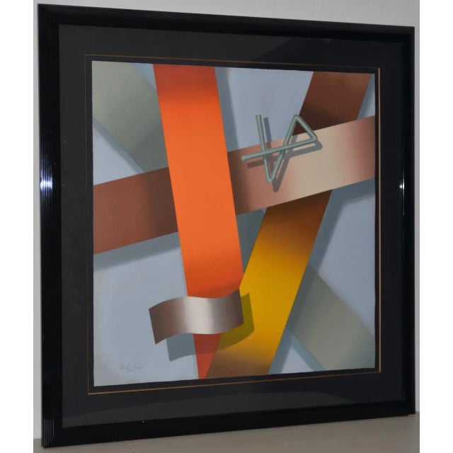 Daniel Heidi Modernist Abstract Serigraph S/N For Sale - Image 10 of 10