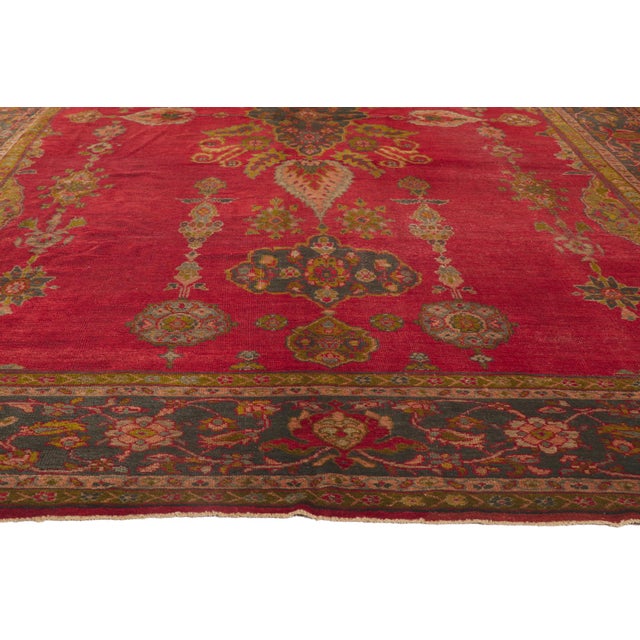 Late 19th Century Persian Sultanabad Rug, 11'04 X 16'11 For Sale - Image 4 of 11